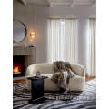 Modernlatest Hot Sale Gwyneth Boucle Loveseat Set Muebles